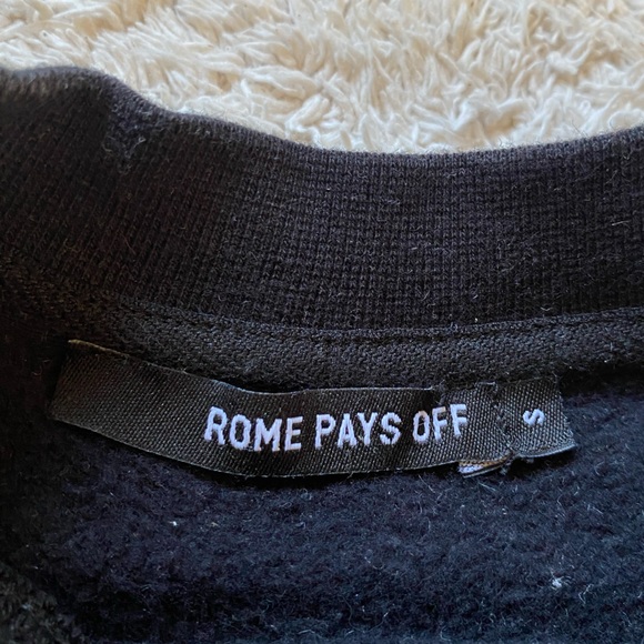 Rome Pays Off Basquiat Sweatshirt, Album Art, Size Small - Picture 6 of 6